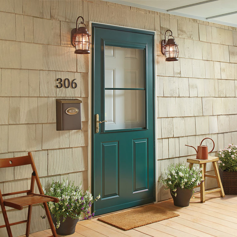 400 series traditional self storing storm door