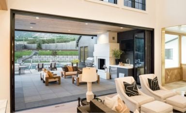 inside outside folding door